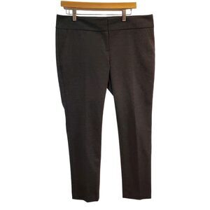 Vince Camuto Pants Womens 10 Trousers Gray Mid Rise Hook and Bar Zip Dress Work